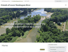 Tablet Screenshot of muskingumriver.org